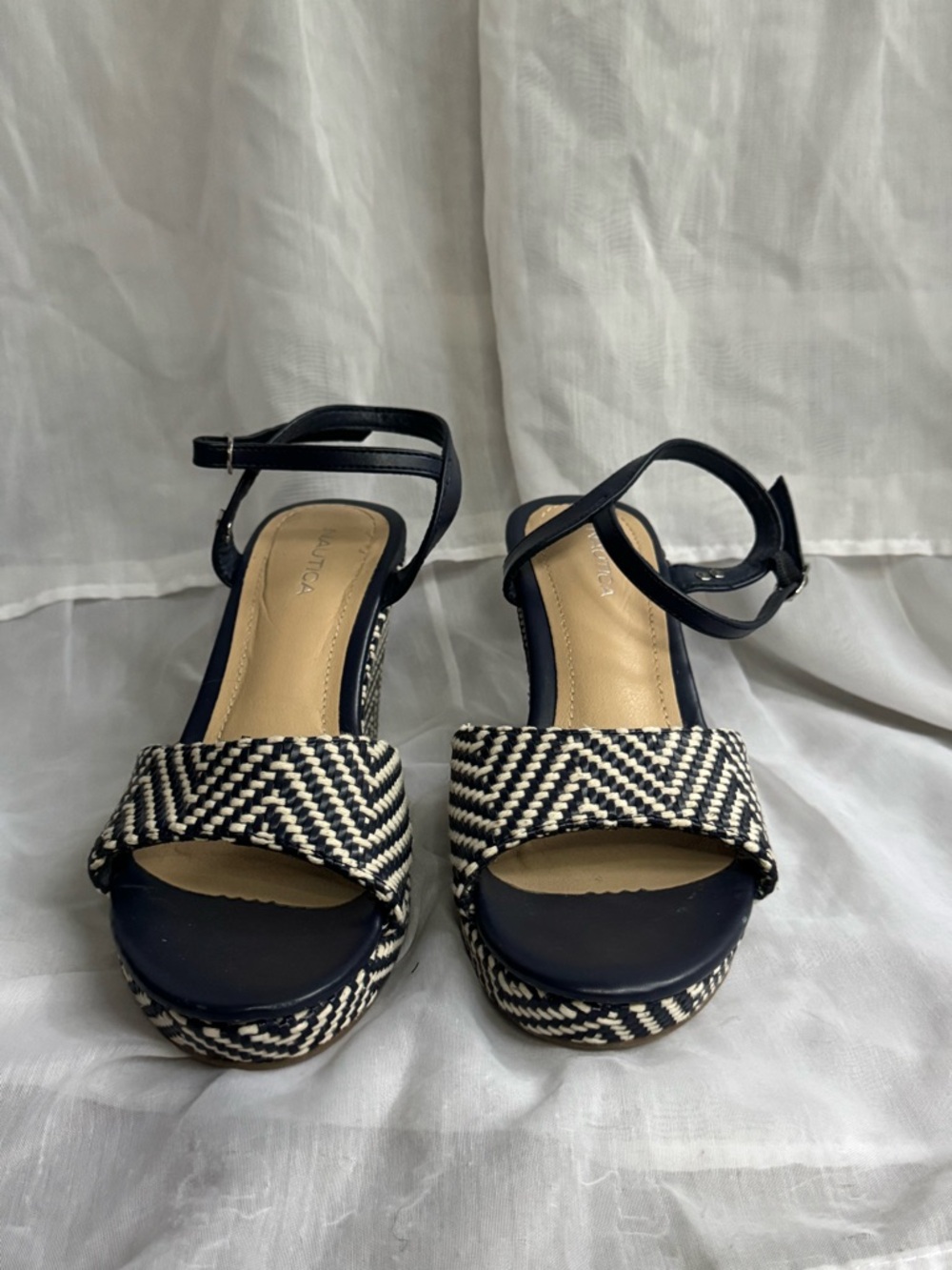 Nautica Wedge Sandals - Picture 3 of 11